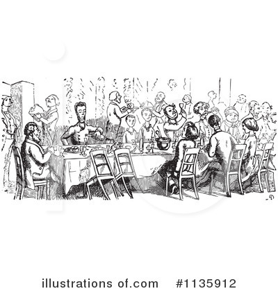 Royalty-Free (RF) Restaurant Clipart Illustration by Picsburg - Stock Sample #1135912