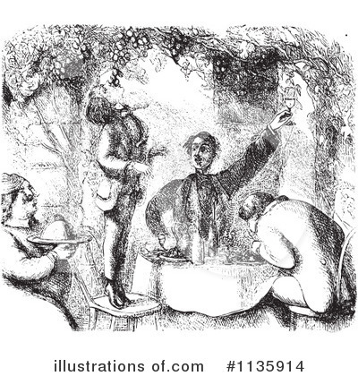 Royalty-Free (RF) Restaurant Clipart Illustration by Picsburg - Stock Sample #1135914