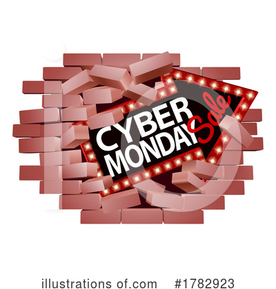 Cyber Monday Clipart #1782923 by AtStockIllustration