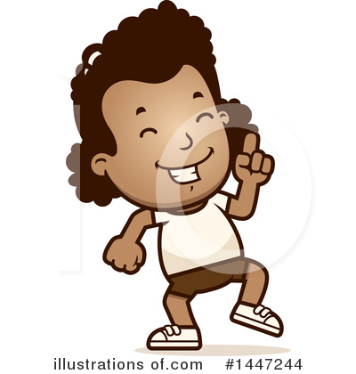 Royalty-Free (RF) Retro Black Girl Clipart Illustration by Cory Thoman - Stock Sample #1447244
