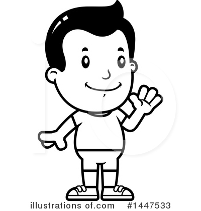 Royalty-Free (RF) Retro Boy Clipart Illustration by Cory Thoman - Stock Sample #1447533