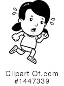 Retro Girl Clipart #1447339 by Cory Thoman