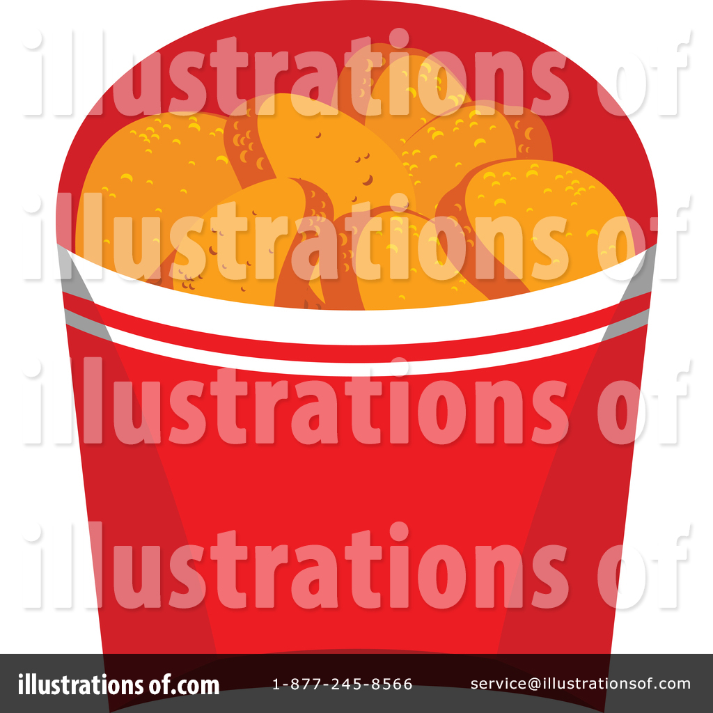 Chicken Nuggets Clipart #1445253 - Illustration by Vector Tradition SM