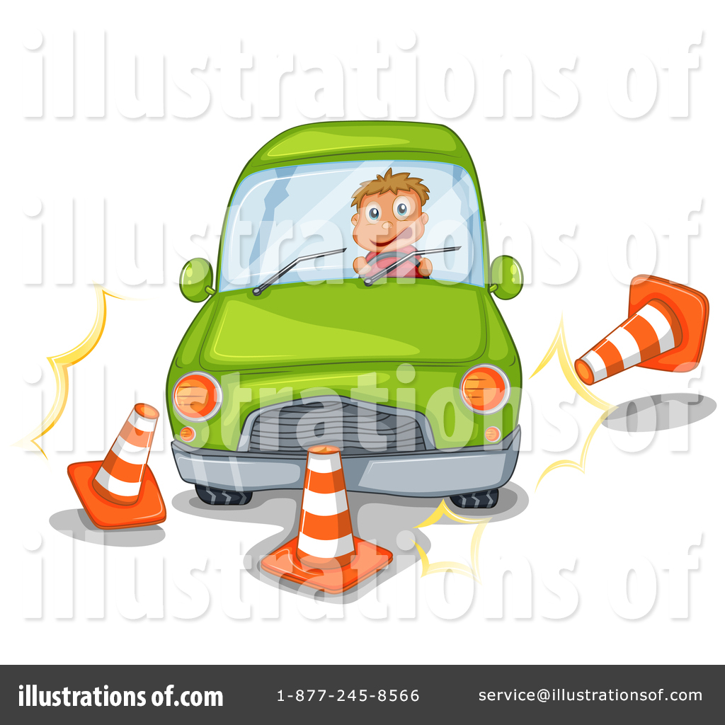 Driving Clipart #1462338 - Illustration by Graphics RF