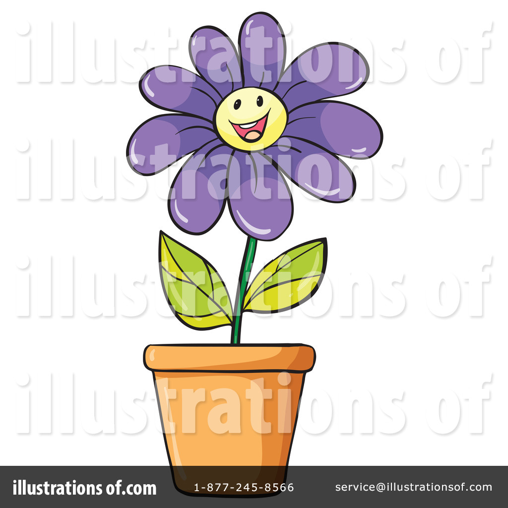 Flower Clipart #1129417 - Illustration by Graphics RF