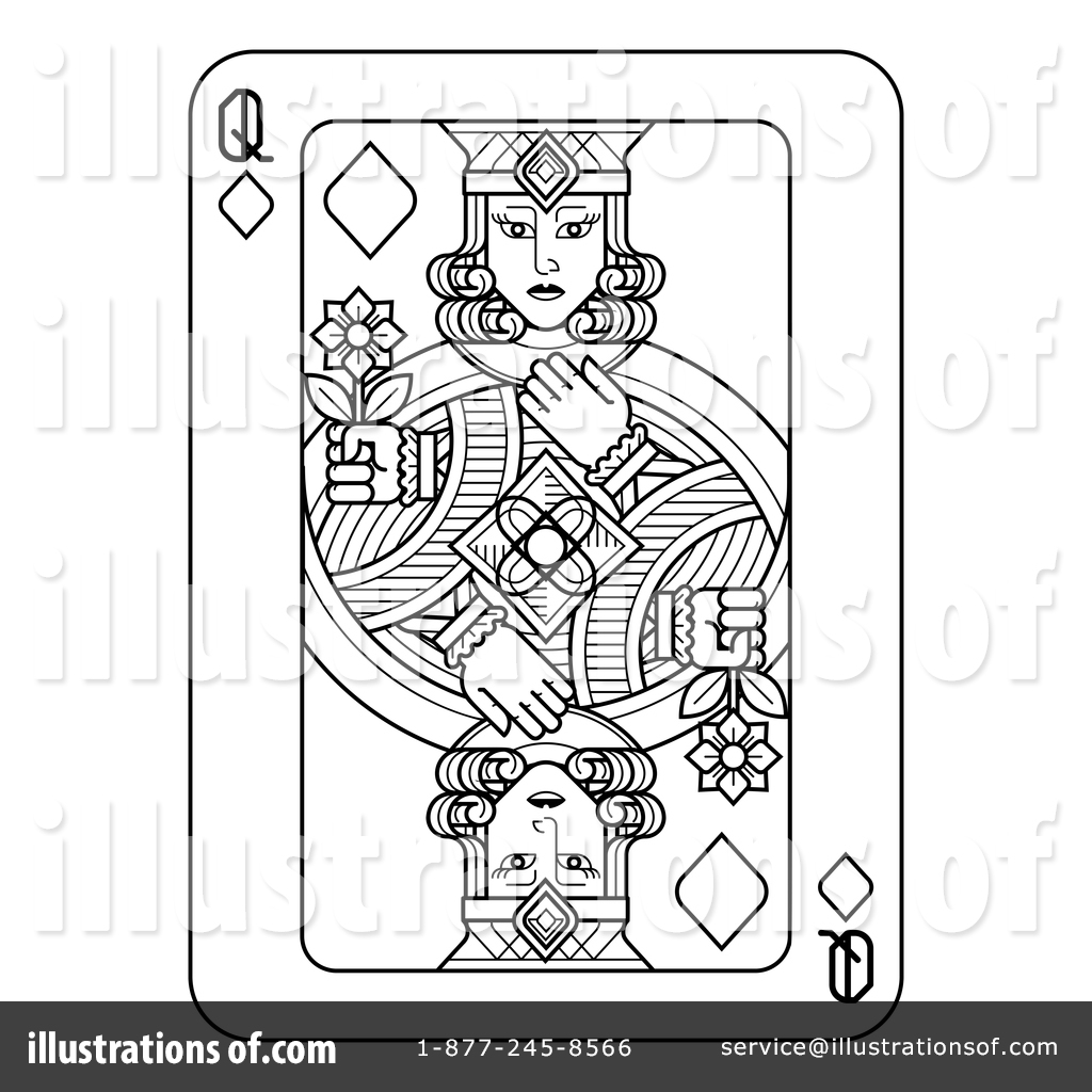 Playing Card Clipart #1606399 - Illustration by AtStockIllustration