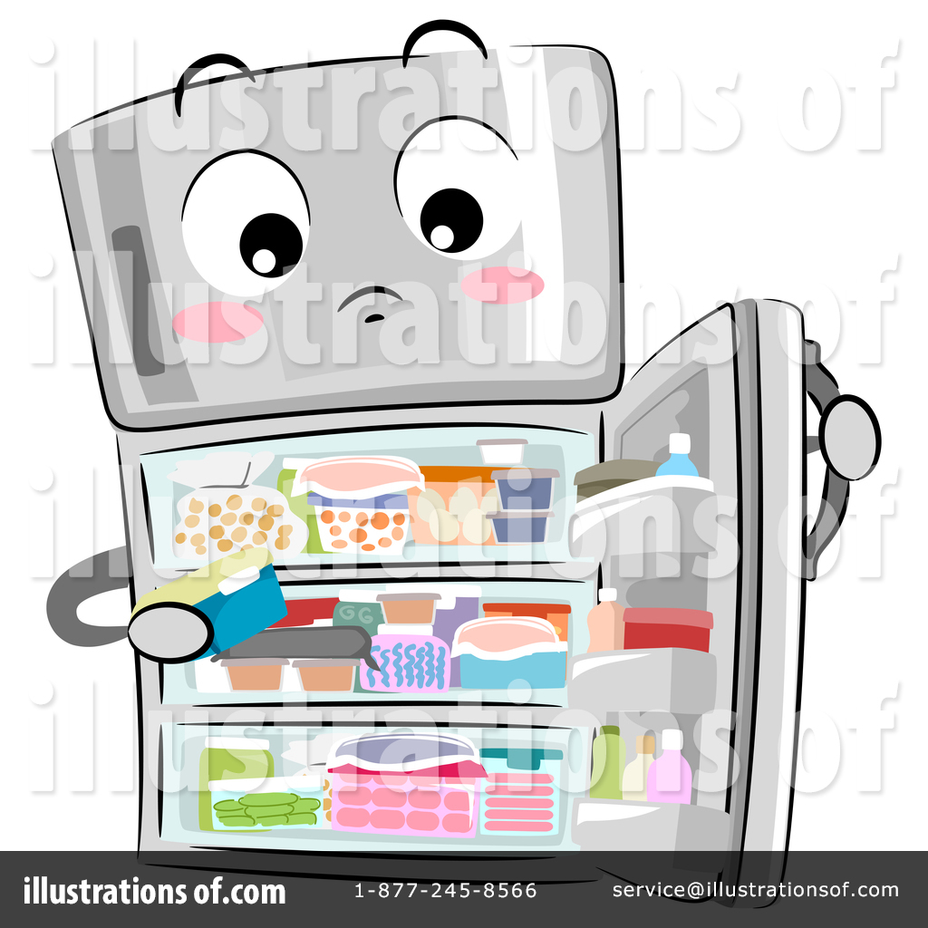 Refrigerator Clipart #1666550 - Illustration by BNP Design Studio