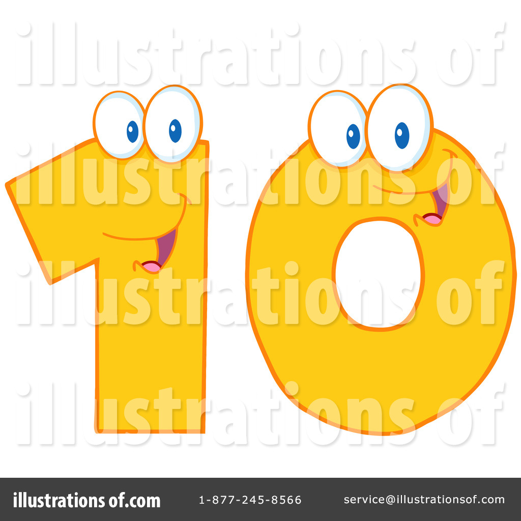 Ten Clipart #1116151 - Illustration by Hit Toon