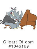 Rhino Clipart #1046169 by toonaday
