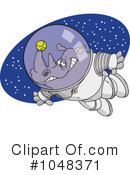 Rhino Clipart #1048371 by toonaday