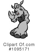 Rhino Clipart #1095171 by Chromaco