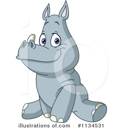 Rhino Clipart #1134531 by yayayoyo