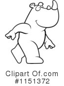 Rhino Clipart #1151372 by Cory Thoman