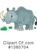 Rhino Clipart #1380704 by visekart
