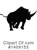 Rhino Clipart #1409153 by AtStockIllustration