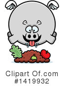 Rhino Clipart #1419932 by Cory Thoman