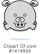 Rhino Clipart #1419933 by Cory Thoman