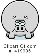 Rhino Clipart #1419936 by Cory Thoman
