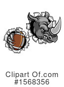 Rhino Clipart #1568356 by AtStockIllustration