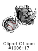Rhino Clipart #1606117 by AtStockIllustration