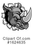 Rhino Clipart #1624635 by AtStockIllustration