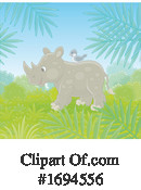 Rhino Clipart #1694556 by Alex Bannykh