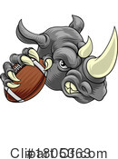 Rhino Clipart #1805363 by AtStockIllustration