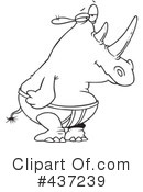 Rhino Clipart #437239 by toonaday