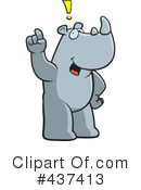 Rhino Clipart #437413 by Cory Thoman