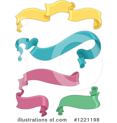 Royalty-Free (RF) Ribbon Banner Clipart Illustration by BNP Design Studio - Stock Sample #1221198