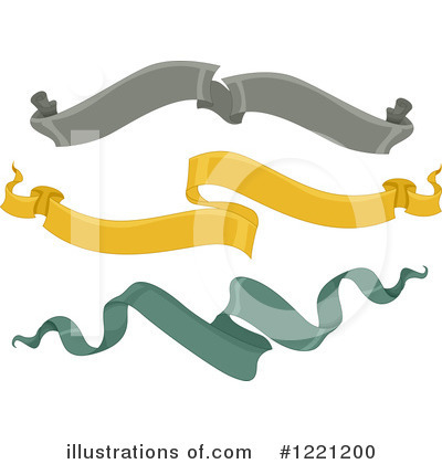 Ribbon Banners Clipart #1221200 by BNP Design Studio