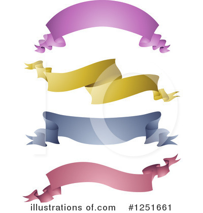 Ribbon Banners Clipart #1251661 by BNP Design Studio