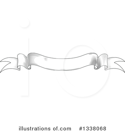 Royalty-Free (RF) Ribbon Banner Clipart Illustration by Vector Tradition SM - Stock Sample #1338068