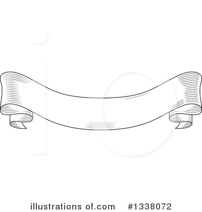 Royalty-Free (RF) Ribbon Banner Clipart Illustration by Vector Tradition SM - Stock Sample #1338072