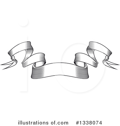 Royalty-Free (RF) Ribbon Banner Clipart Illustration by Vector Tradition SM - Stock Sample #1338074