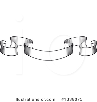 Royalty-Free (RF) Ribbon Banner Clipart Illustration by Vector Tradition SM - Stock Sample #1338075