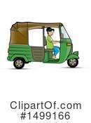 Rickshaw Clipart #1499166 by Lal Perera