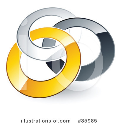 Royalty-Free (RF) Rings Clipart Illustration by beboy - Stock Sample #35985