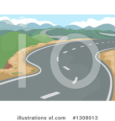 Royalty-Free (RF) Road Clipart Illustration by BNP Design Studio - Stock Sample #1308013
