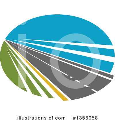 Highway Clipart #1356958 by Vector Tradition SM