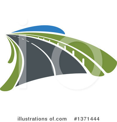 Highway Clipart #1371444 by Vector Tradition SM