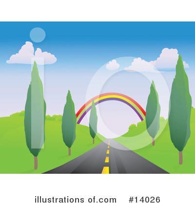 Royalty-Free (RF) Road Clipart Illustration by Rasmussen Images - Stock Sample #14026