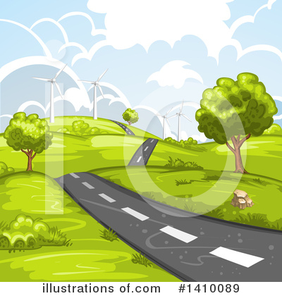 Royalty-Free (RF) Road Clipart Illustration by merlinul - Stock Sample #1410089
