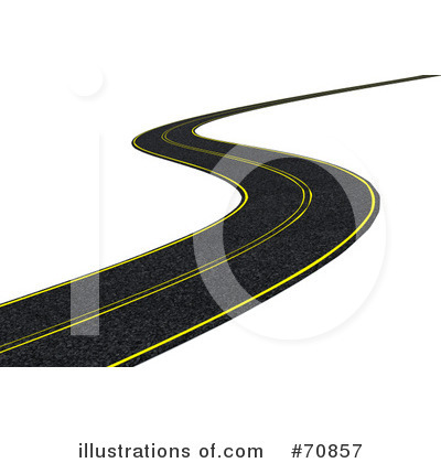 Royalty-Free (RF) Road Clipart Illustration by KJ Pargeter - Stock Sample #70857