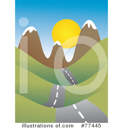 Royalty-Free (RF) Road Clipart Illustration by Prawny - Stock Sample #77445