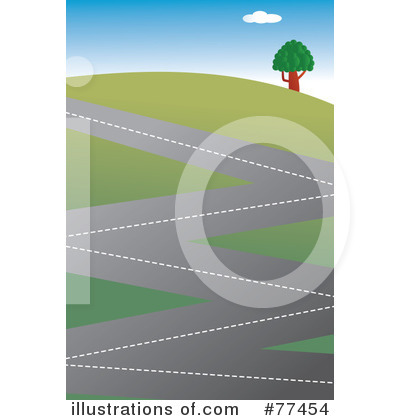 Royalty-Free (RF) Road Clipart Illustration by Prawny - Stock Sample #77454