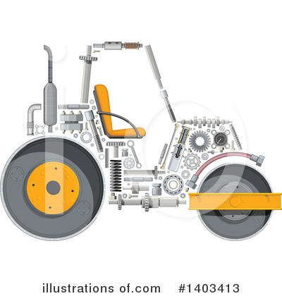 Heavy Machinery Clipart #1403413 by Vector Tradition SM