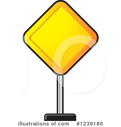 Road Sign Clipart #1239180 by Lal Perera