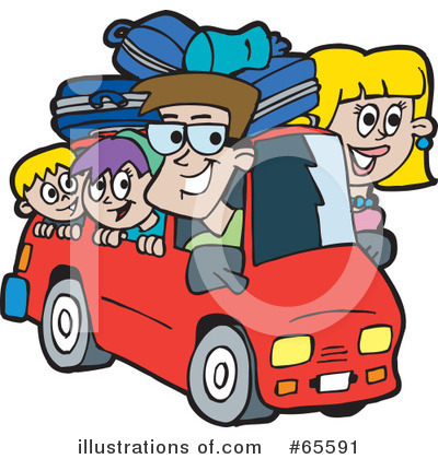 Royalty-Free (RF) Road Trip Clipart Illustration by Dennis Holmes Designs - Stock Sample #65591