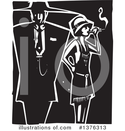 Royalty-Free (RF) Roaring 20s Clipart Illustration by xunantunich - Stock Sample #1376313